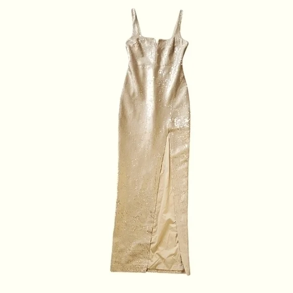 LIKELY‎ MINEO GOWN GOLD 4